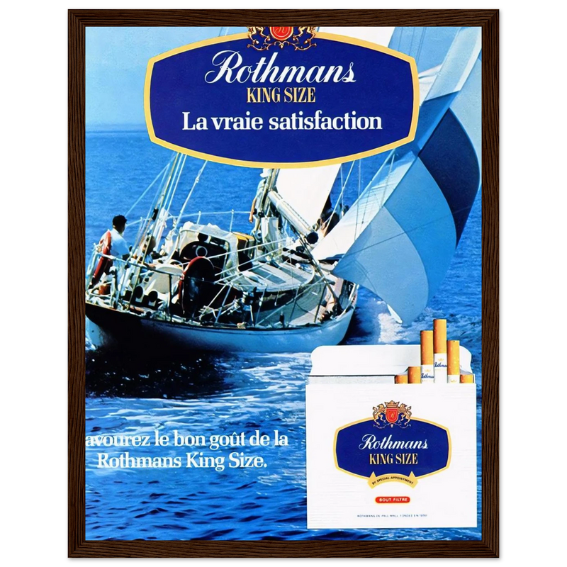 Rothman Vintage Poster - King Size Satisfaction