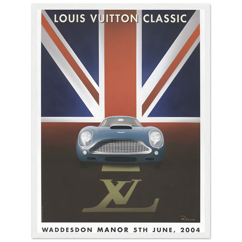 Louis Vuitton Classic Car Show Vintage Poster Ad
