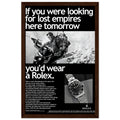 Rolex Submariner Vintage Poster Ad