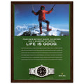 Rolex Life is Good Vintage Poster Ad