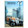 Rolls-Royce Best Car In The World Vintage Poster Ad