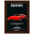 Ferrari Stratton Vintage Poster Ad