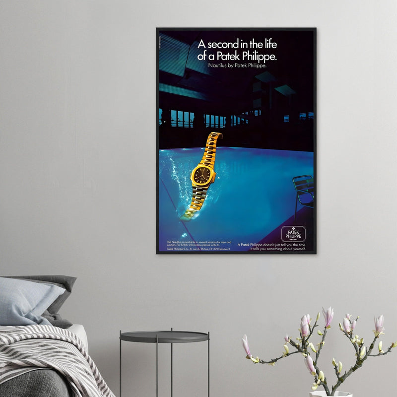 Patek Philippe A Second In the Life Vintage Poster