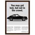 Porsche Vintage Poster - Lost