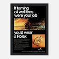 Rolex Day-Date Vintage Poster Ad