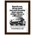 Porsche 911 Vintage Ad Poster