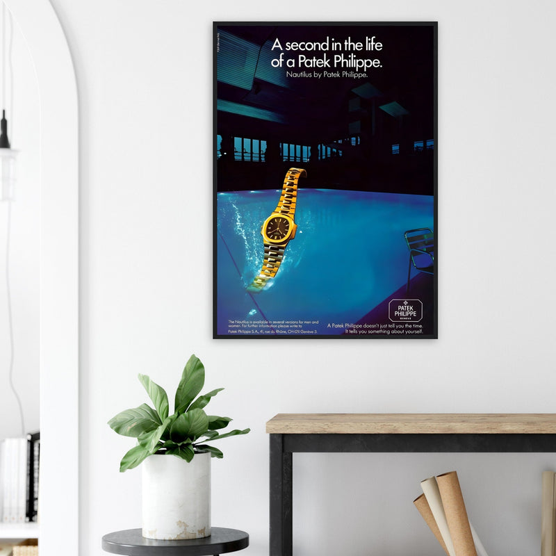 Patek Philippe A Second In the Life Vintage Poster