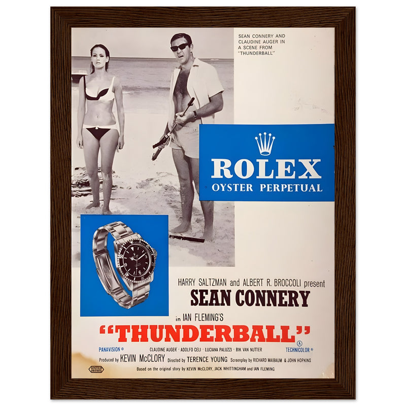 Rolex Sean Connery Vintage Poster Ad