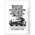 Porsche 911 Vintage Ad Poster