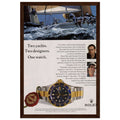 Rolex Yacht Submariner Vintage Poster Ad