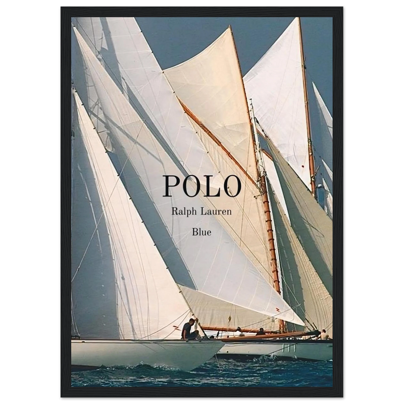 Polo Ralph Lauren Vintage Ad Poster - Polo Blue