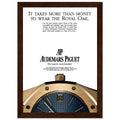 Audemars Piguet Master Watchmaker Vintage Poster Ad