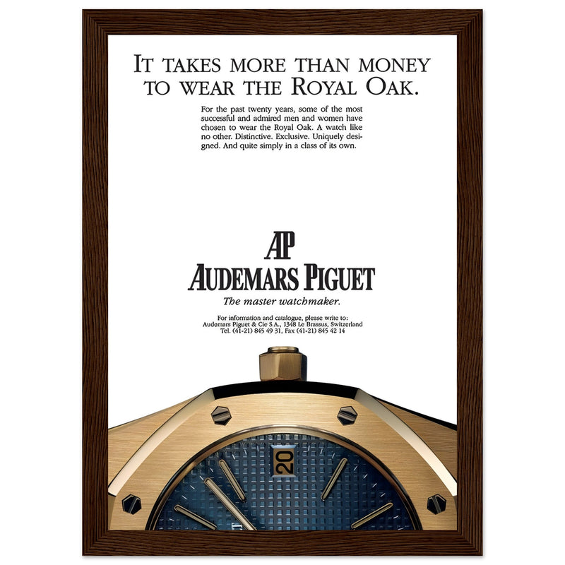 Audemars Piguet Master Watchmaker Vintage Poster Ad
