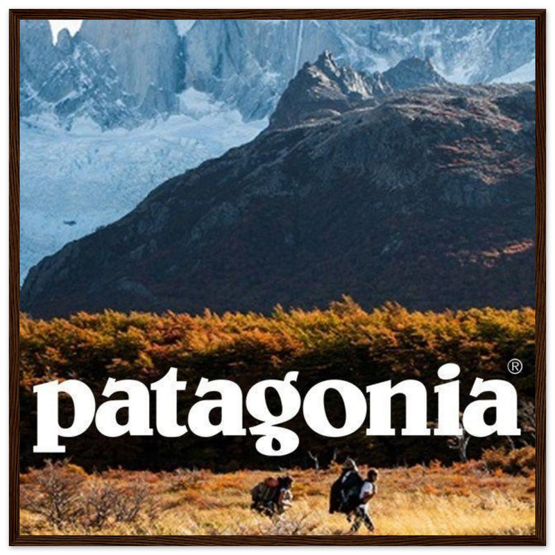 Patagonia Hikers Vintage Poster Ad