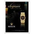 Rolex Elegance Vintage Poster Ad