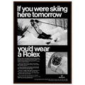 Rolex Ski Vintage Poster Ad