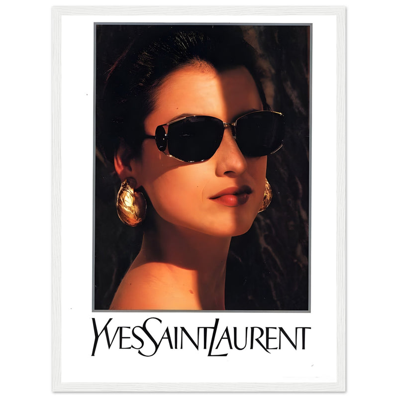 Yves Saint Laurent Vintage Poster