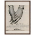 Cartier Love Bangles Vintage Poster