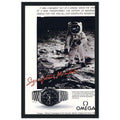 Omega Moon Vintage Poster Ad