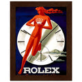 Rolex Clock Vintage Poster Ad