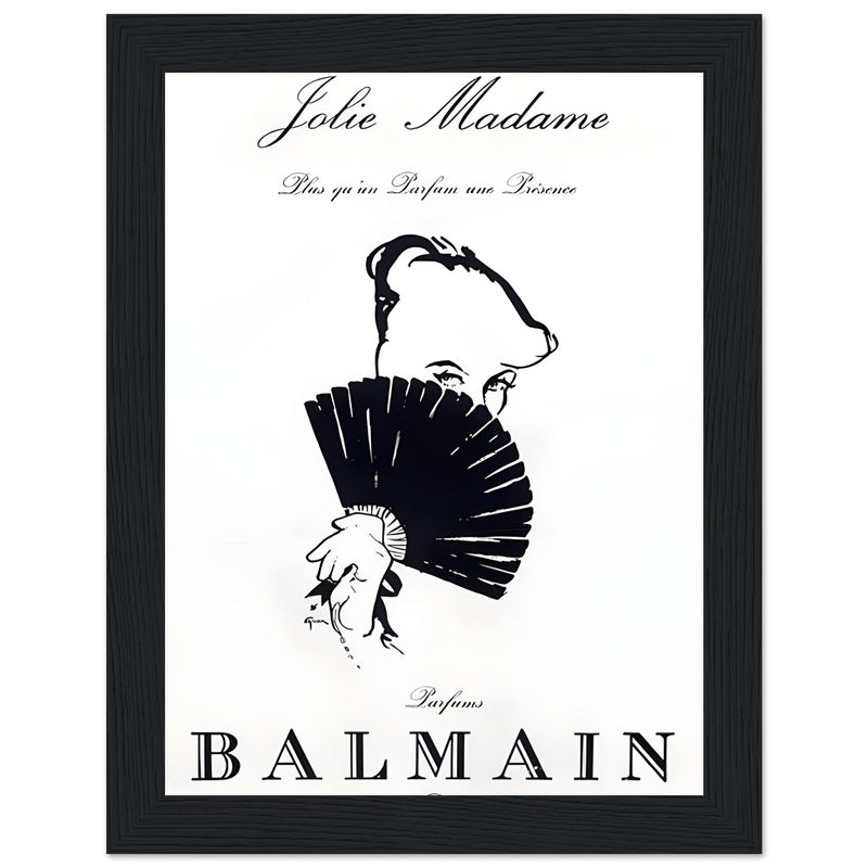 Balmain Jolie Madame Vintage Poster Ad