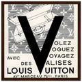 Louis Vuitton Nice, Paris Vintage Poster Ad