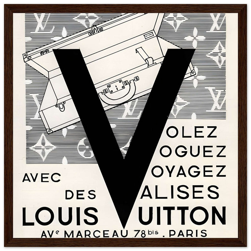 Louis Vuitton Nice, Paris Vintage Poster Ad