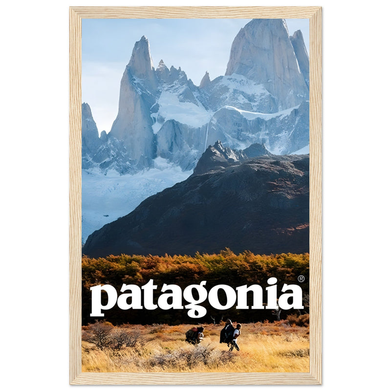 Patagonia Hikers Vintage Poster Ad