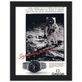 Omega Moon Vintage Poster Ad