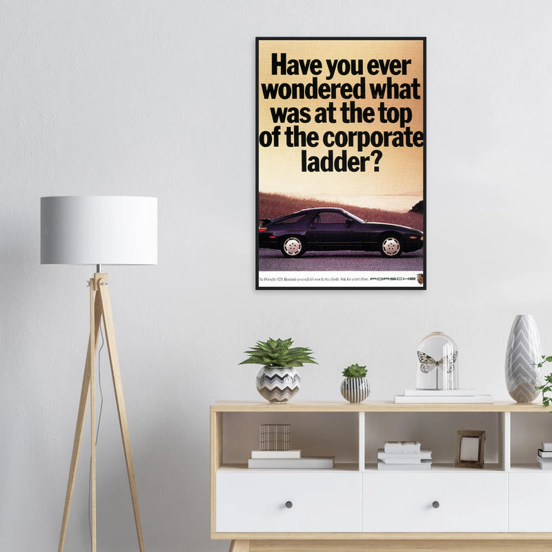 Porsche 928 Vintage Poster Ad