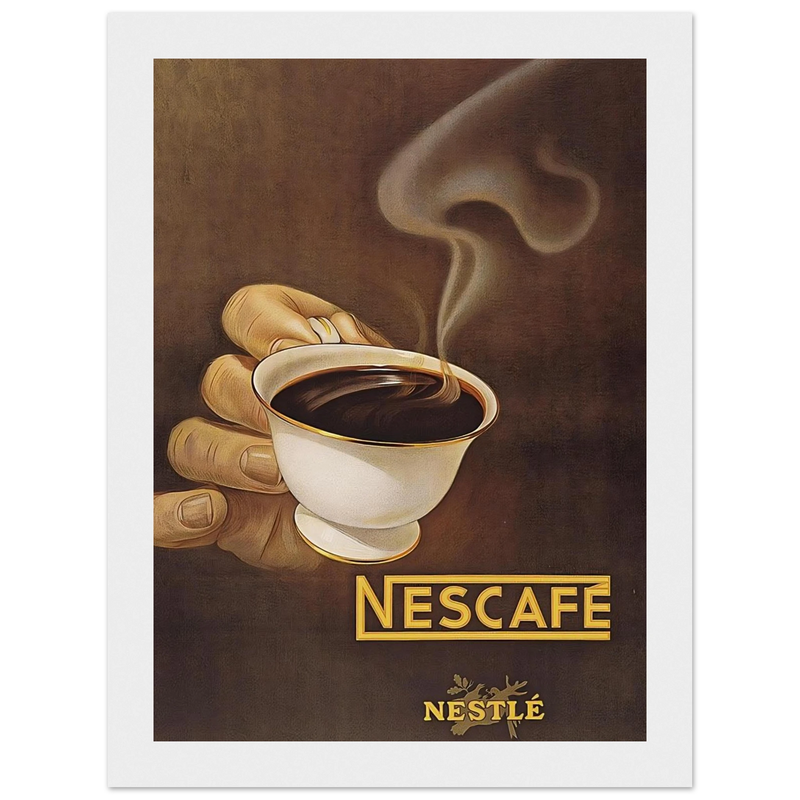Nestle Nescafe Vintage Poster