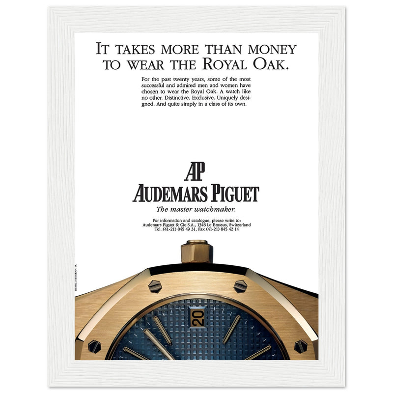 Audemars Piguet Master Watchmaker Vintage Poster Ad