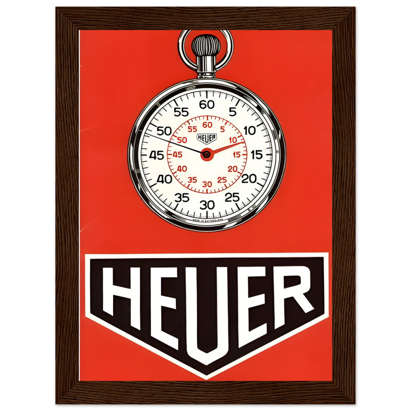 Heuer 1963 Vintage Poster Ad