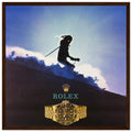 Rolex Skiing Vintage Poster Ad