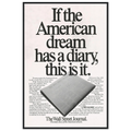 Wall Street Journal Vintage Poster Ad - American Dream Diary
