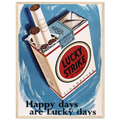 Lucky Strike Vintage Poster - Happy Days