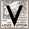 Louis Vuitton Nice, Paris Vintage Poster Ad