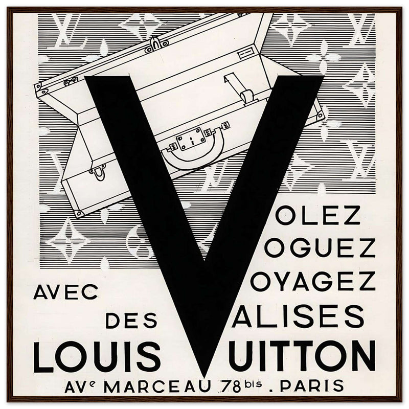 Louis Vuitton Nice, Paris Vintage Poster Ad
