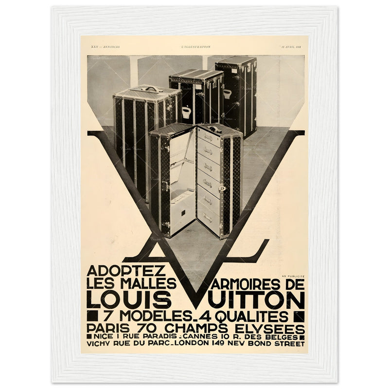 Louis Vuitton Paris Vintage Poster Ad