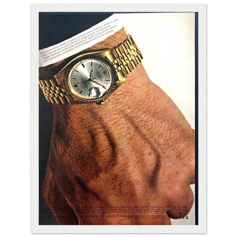 Rolex Oyster Perpetual Datejust Vintage Poster Ad