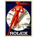 Rolex Clock Vintage Poster Ad