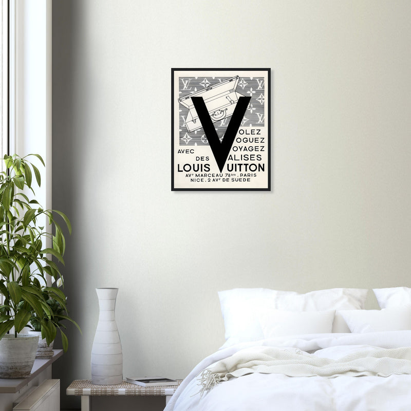 Louis Vuitton Nice, Paris Vintage Poster Ad