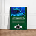 Rolex Submariner Vintage Poster Ad