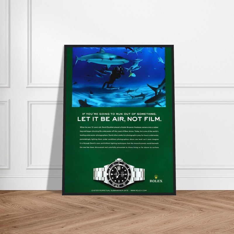 Rolex Submariner Vintage Poster Ad