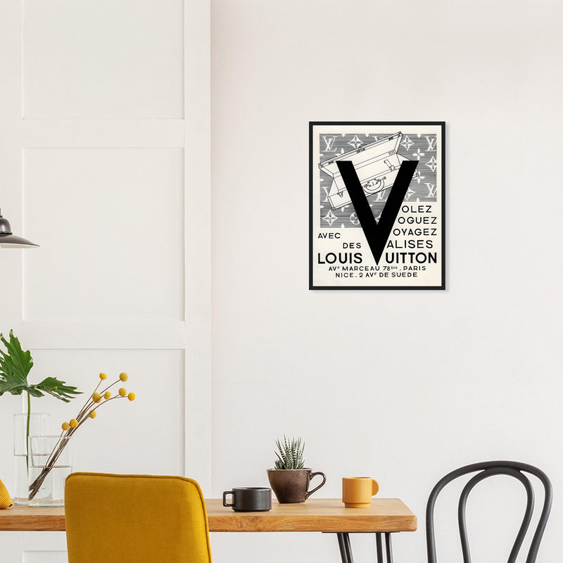 Louis Vuitton Nice, Paris Vintage Poster Ad