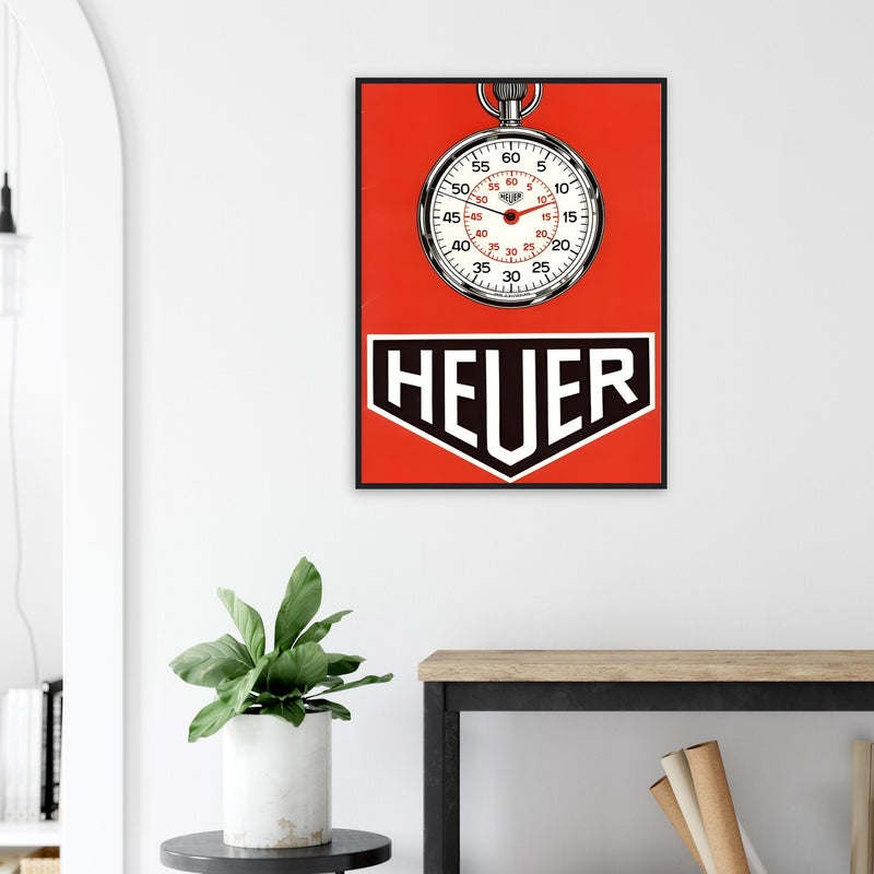Heuer 1963 Vintage Poster Ad