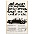 Porsche - German Speaking Vintage Poster