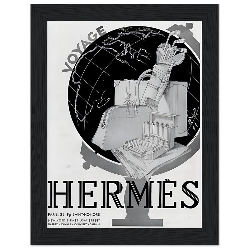Hermes Voyage Vintage Poster