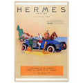 Hermes Paris Car Vintage Poster Ad