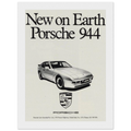 Porsche 944 New on Earth Vintage Poster Ad